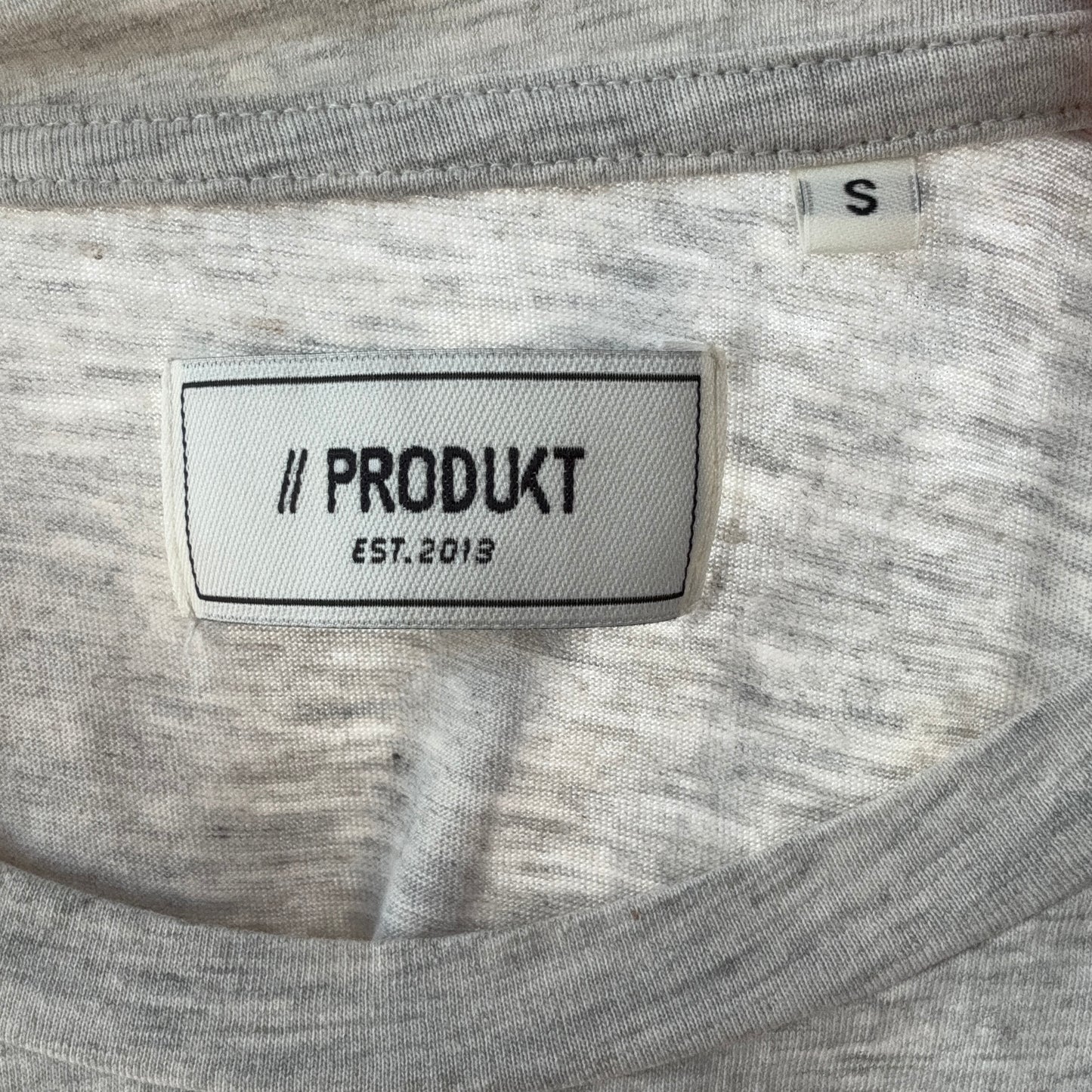 Gray Shirt with red Print