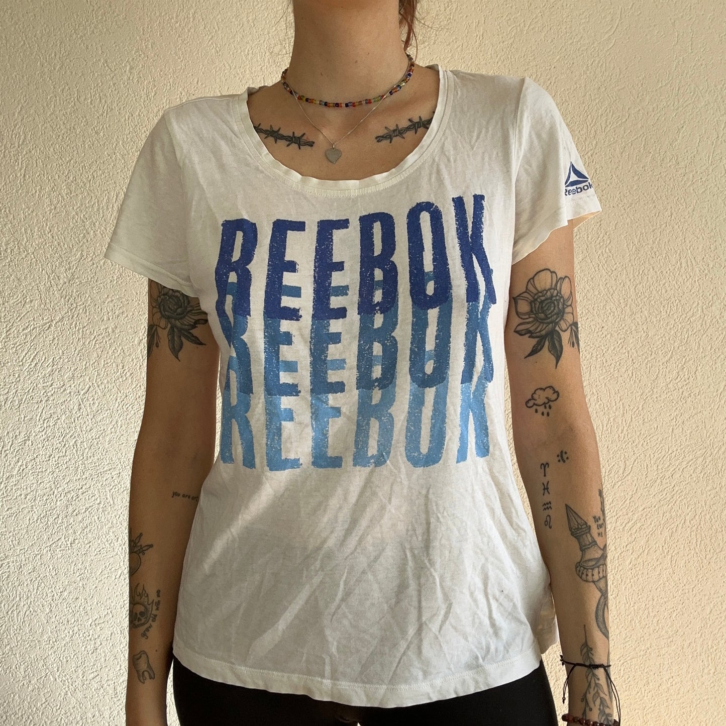 White Reebok Shirt