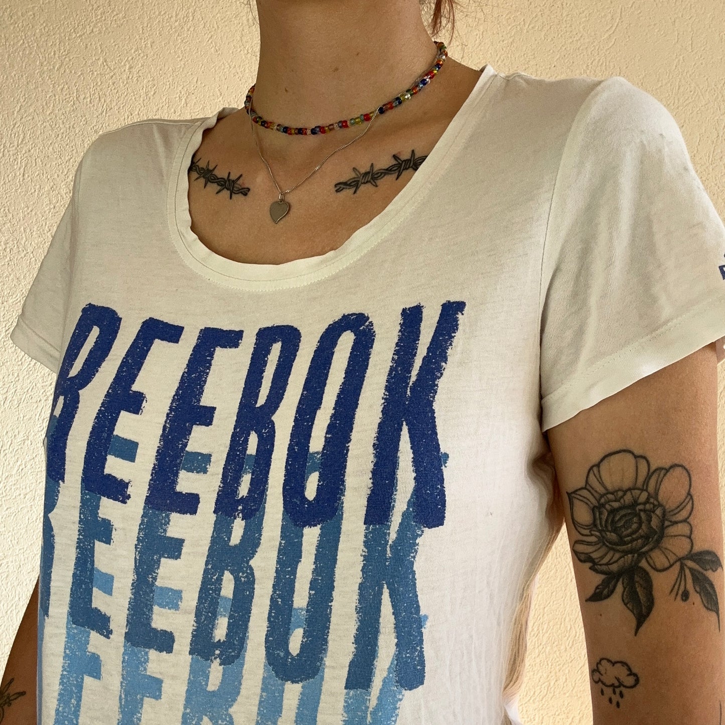 White Reebok Shirt