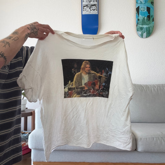 White Shirt with front Print