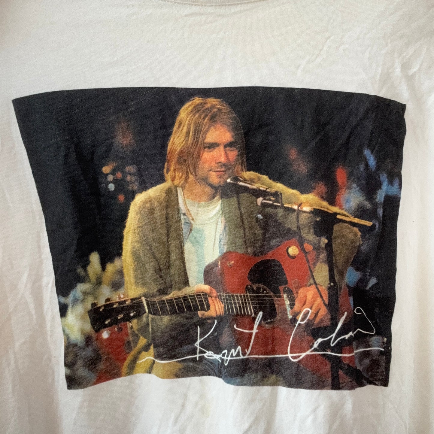 White Shirt with front Print