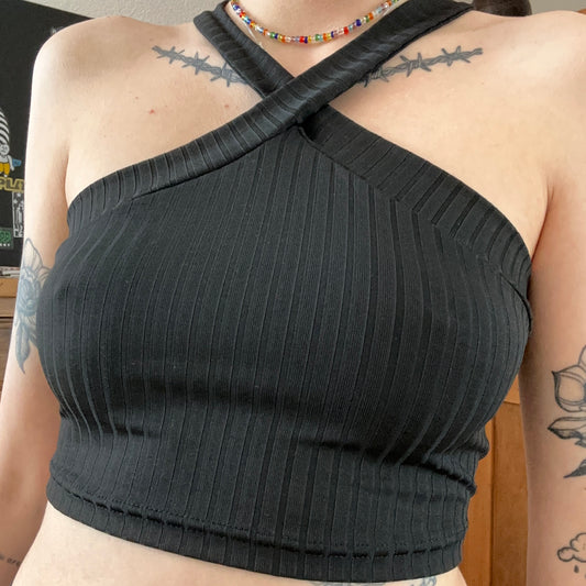 Black cropped top  | Neuenegg