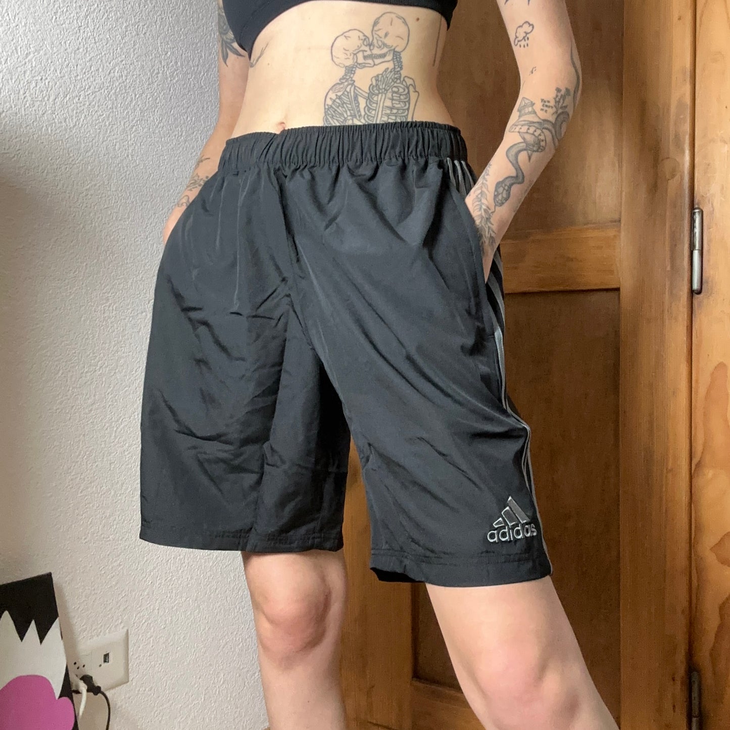 Black/Gray Adidas Shorts | Bern