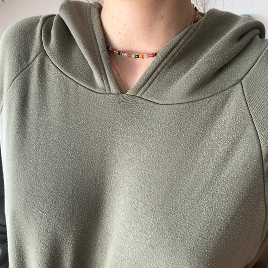 Green cropped Hoodie | Bern