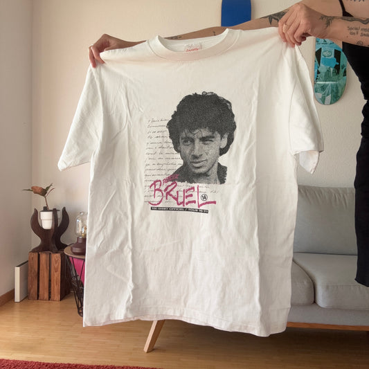 White Shirt with Front Print