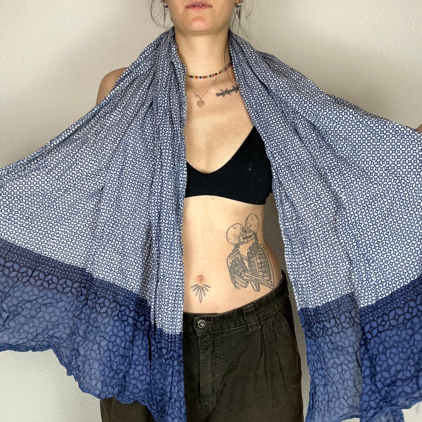 Blue Scarf