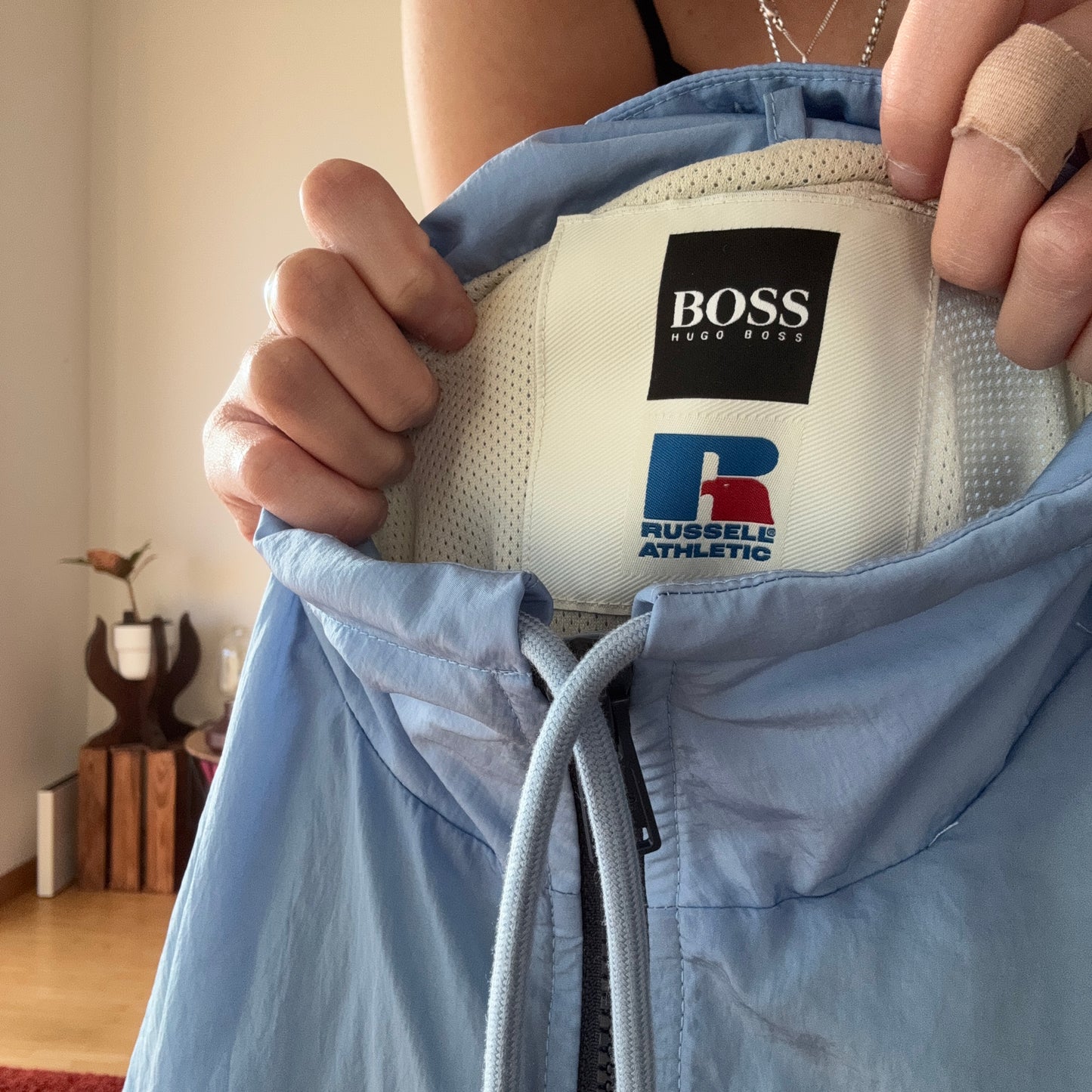 Blue Hugo Boss X RUSSEL ATHLETIC Jacket