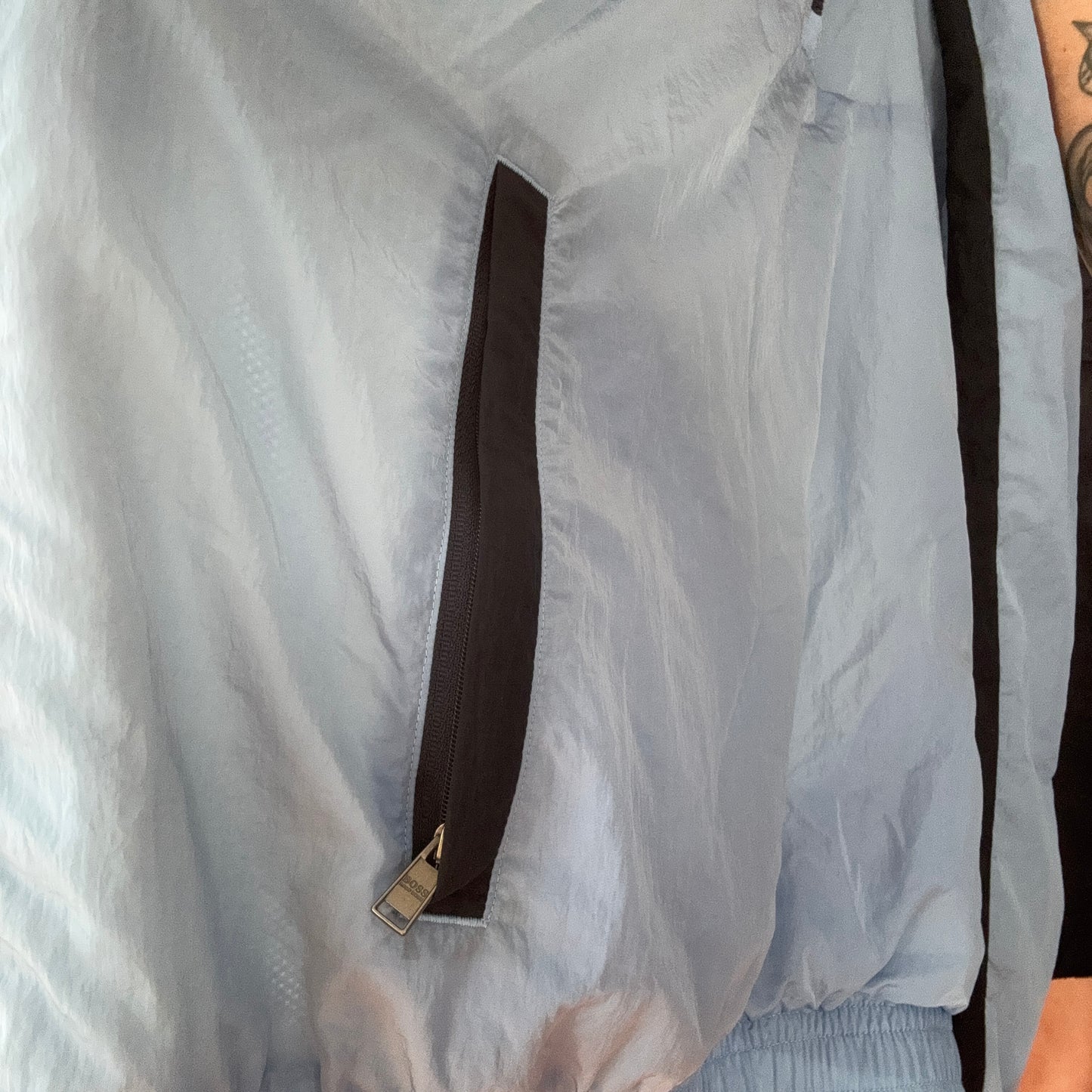 Blue Hugo Boss X RUSSEL ATHLETIC Jacket