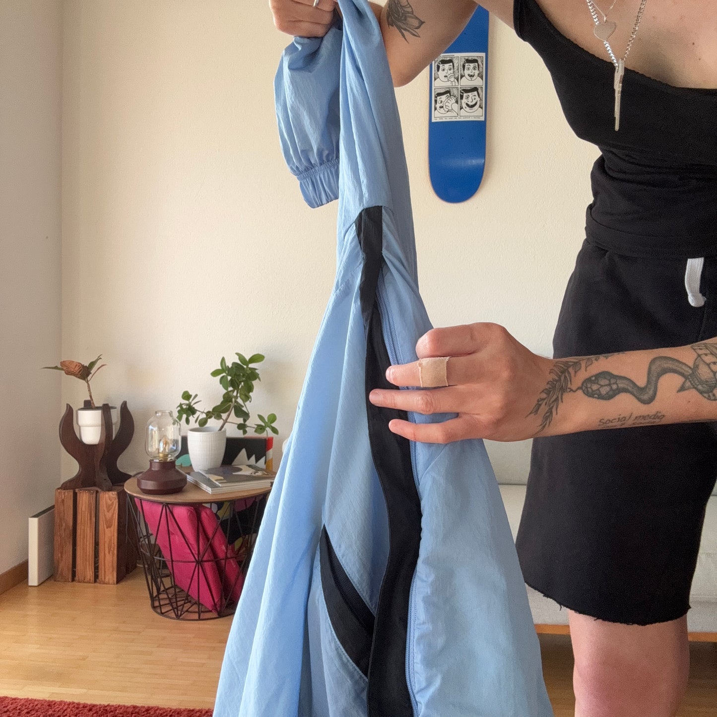 Blue Hugo Boss X RUSSEL ATHLETIC Jacket