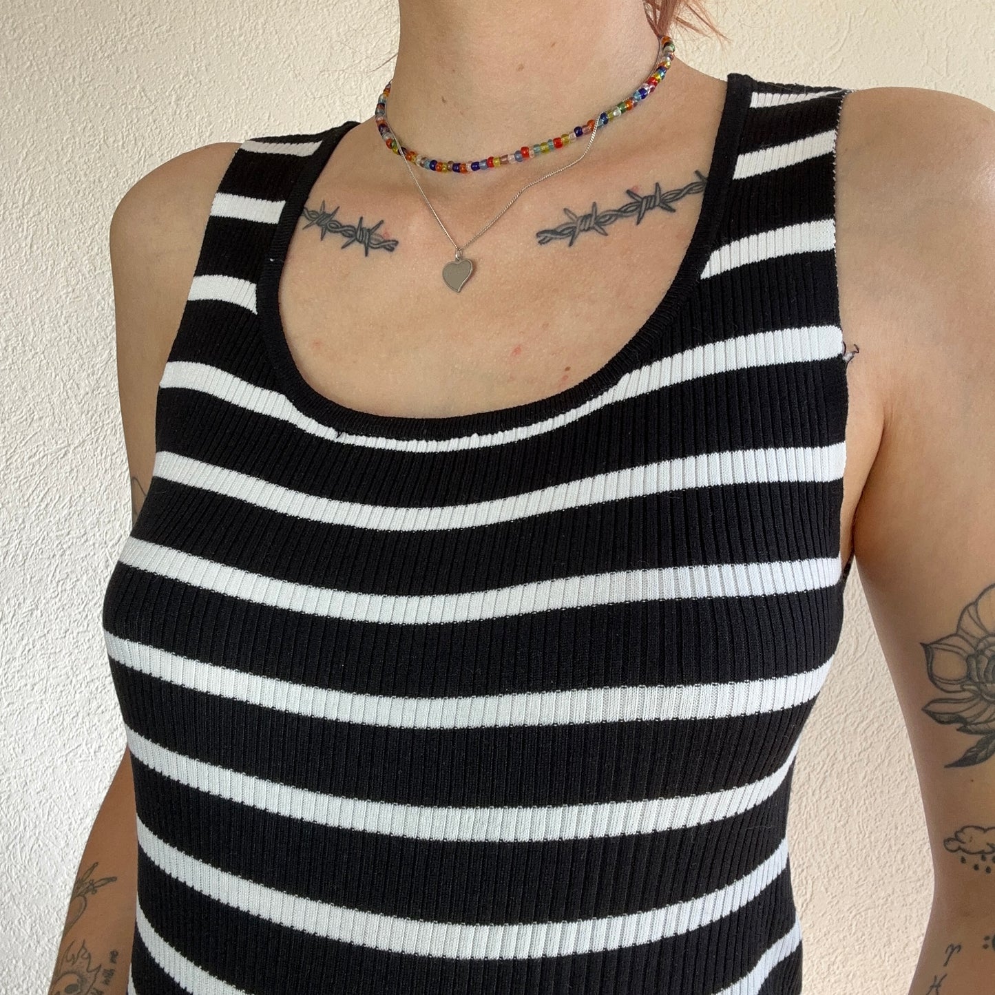 Black and white striped Top | Bern