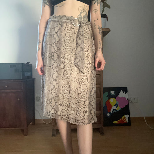 Snake Print Skirt | Bern