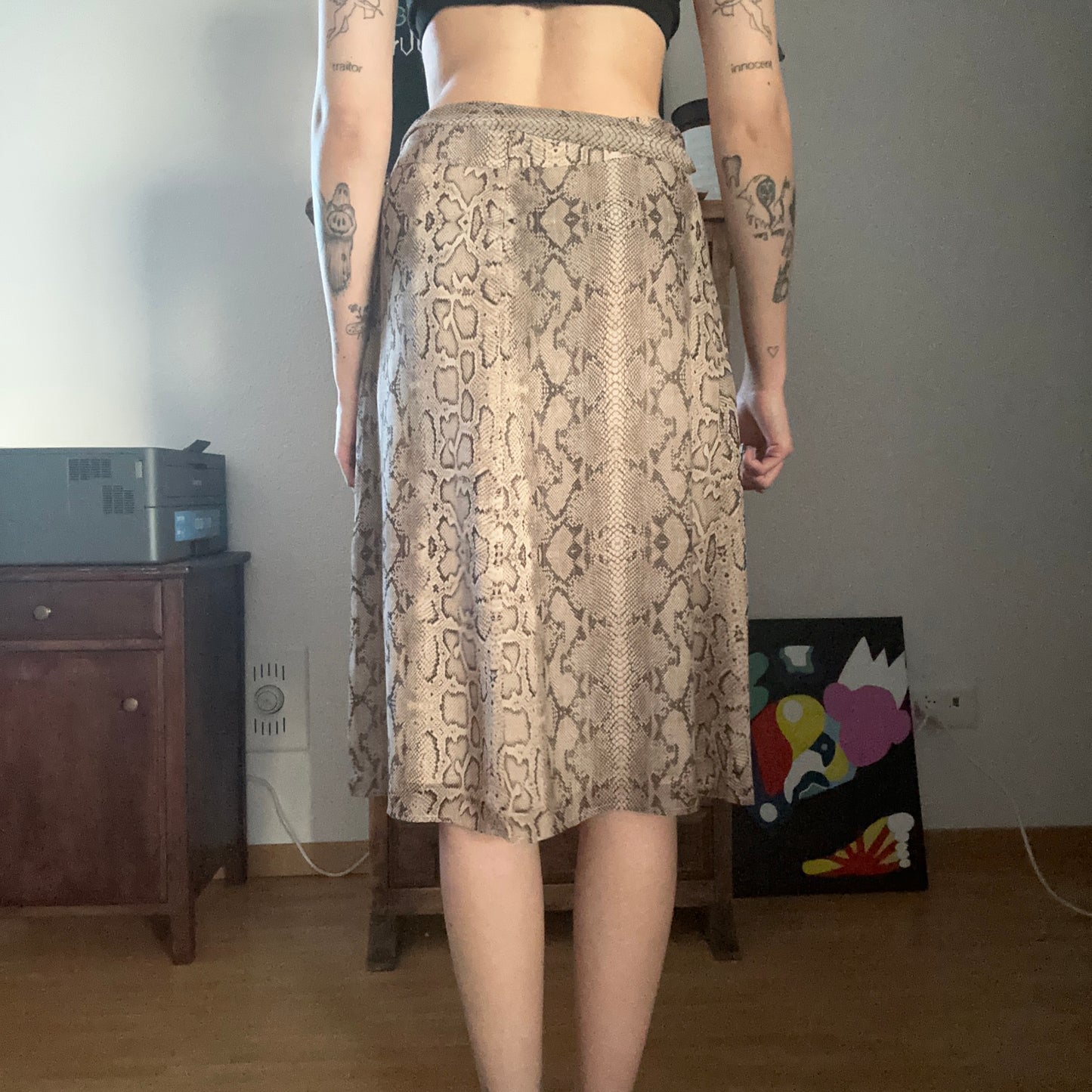 Snake Print Skirt | Bern