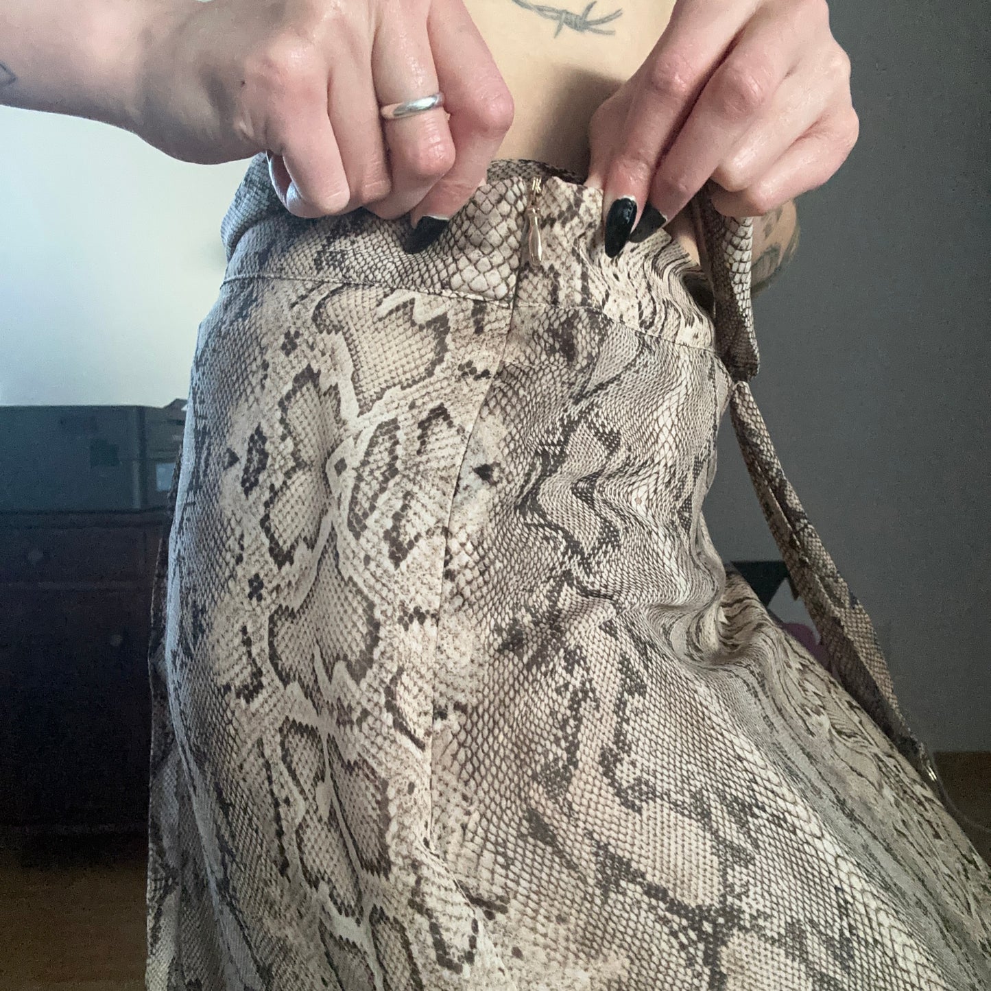 Snake Print Skirt | Bern