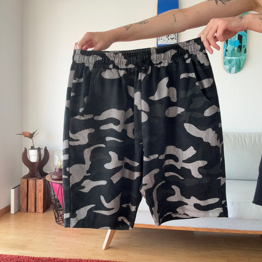 Black Military Style Shorts