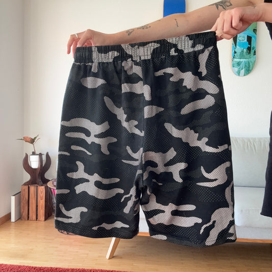 Black Military Style Shorts