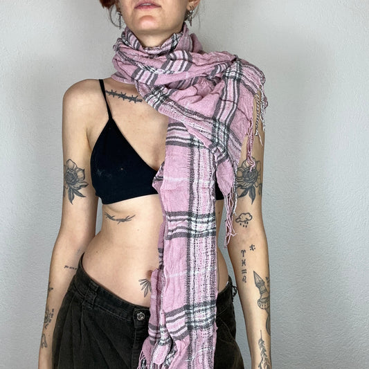 Y2K Pink Scarf | Bern