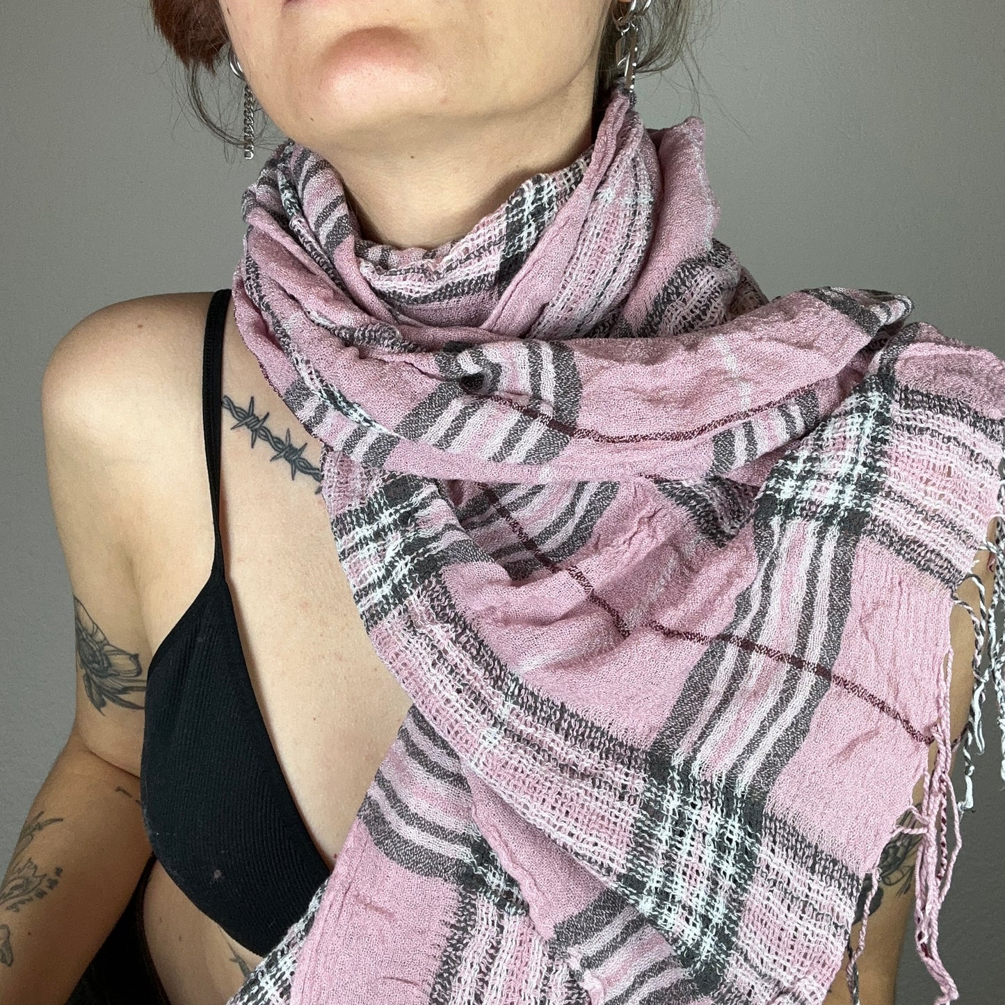 Y2K Pink Scarf | Bern