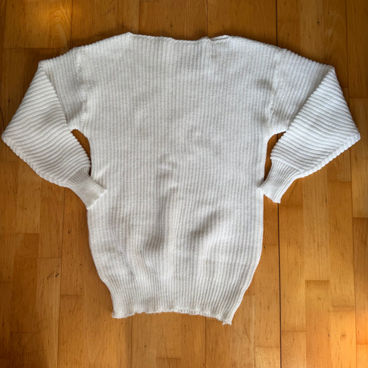 White Knit Dress |Bern