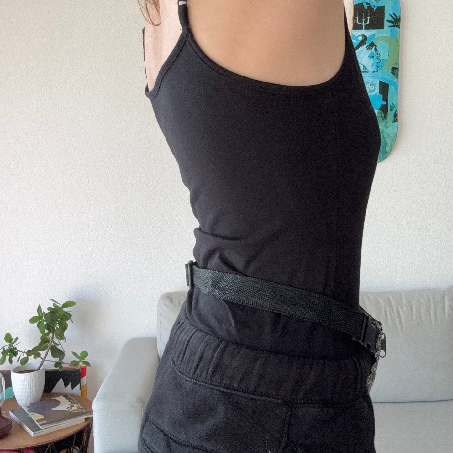 Sac gris pailleté