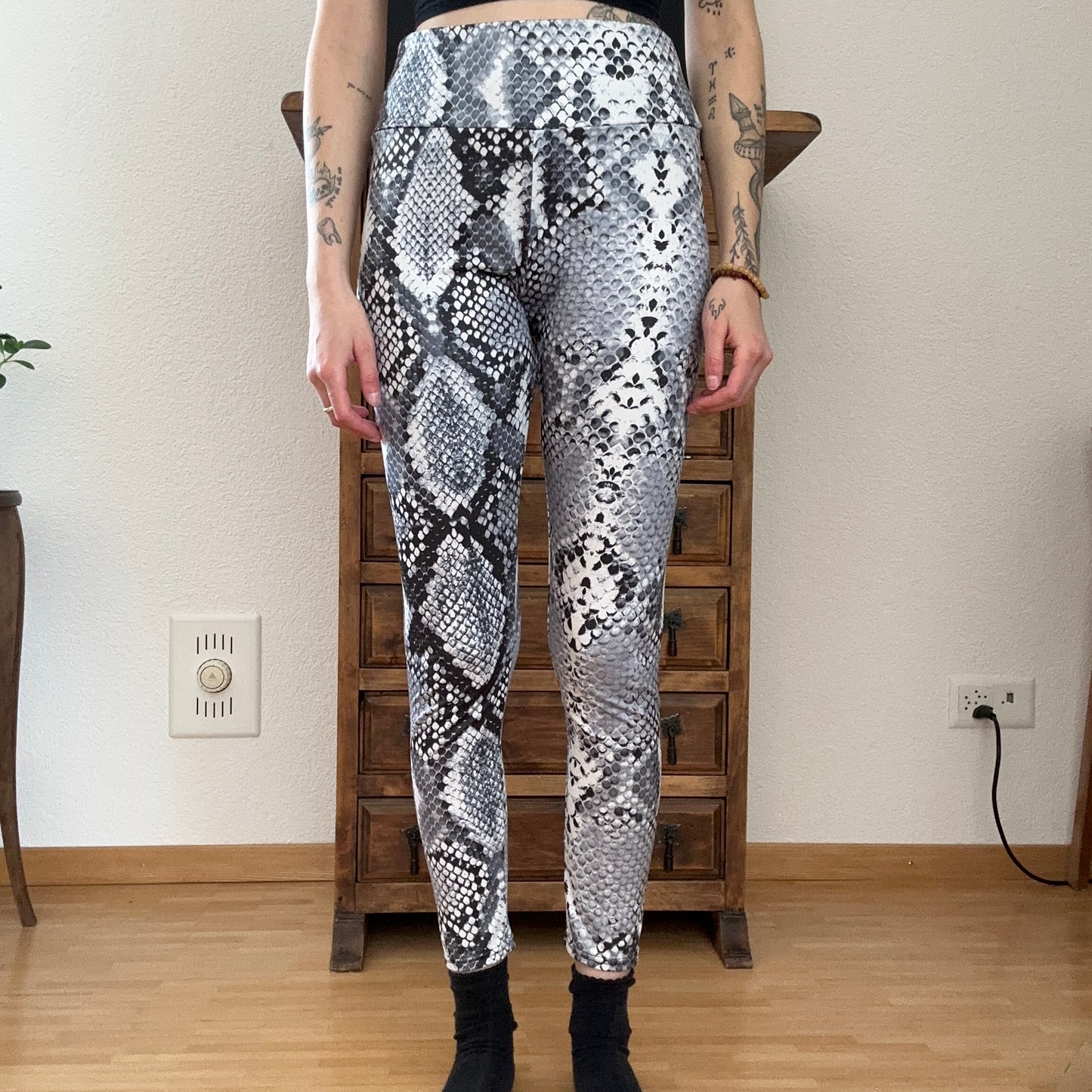 Gray Sports Leggings