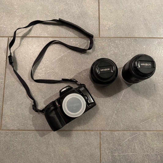 Photo film Camera MINOLTA with 2 Lenses