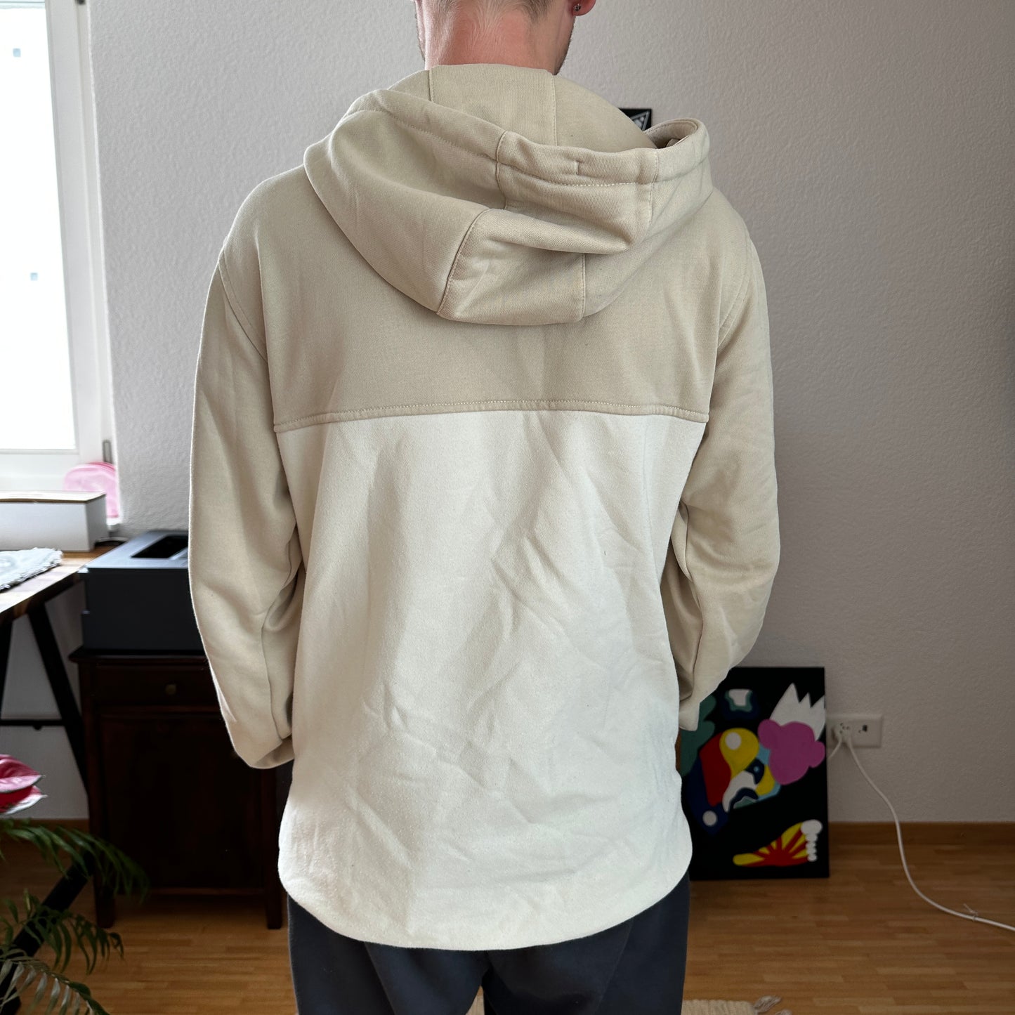 Beige Hoodie