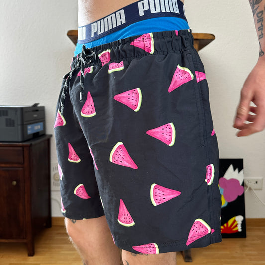 Black Trunks with Watermelon Print | Bern