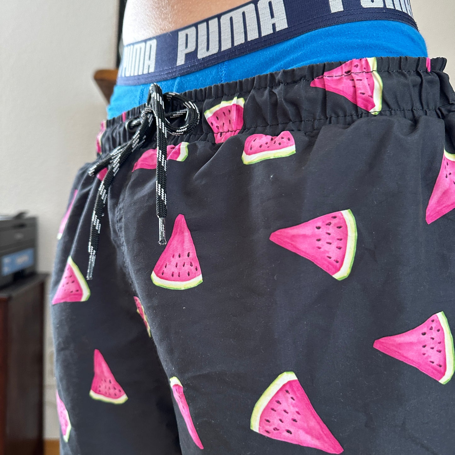 Black Trunks with Watermelon Print | Bern