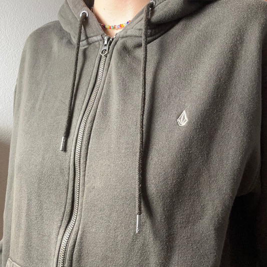 Brown VOLCOM Zip Up Hoodie (Jacket) | Bern