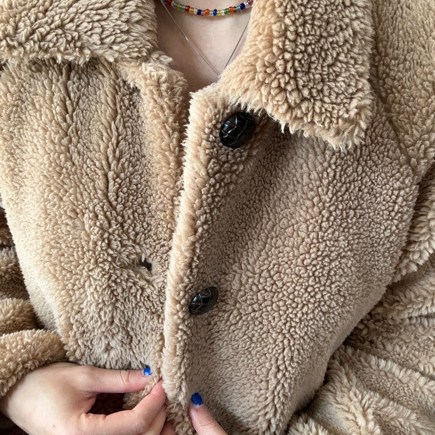 Brown Fluffy Jacket | Bern