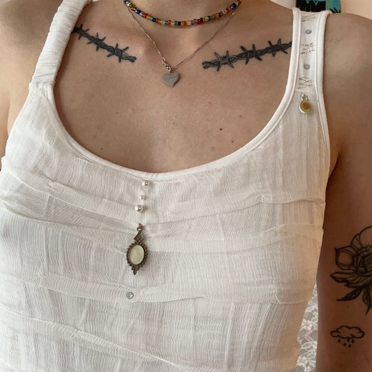 Y2K White Top | Bern