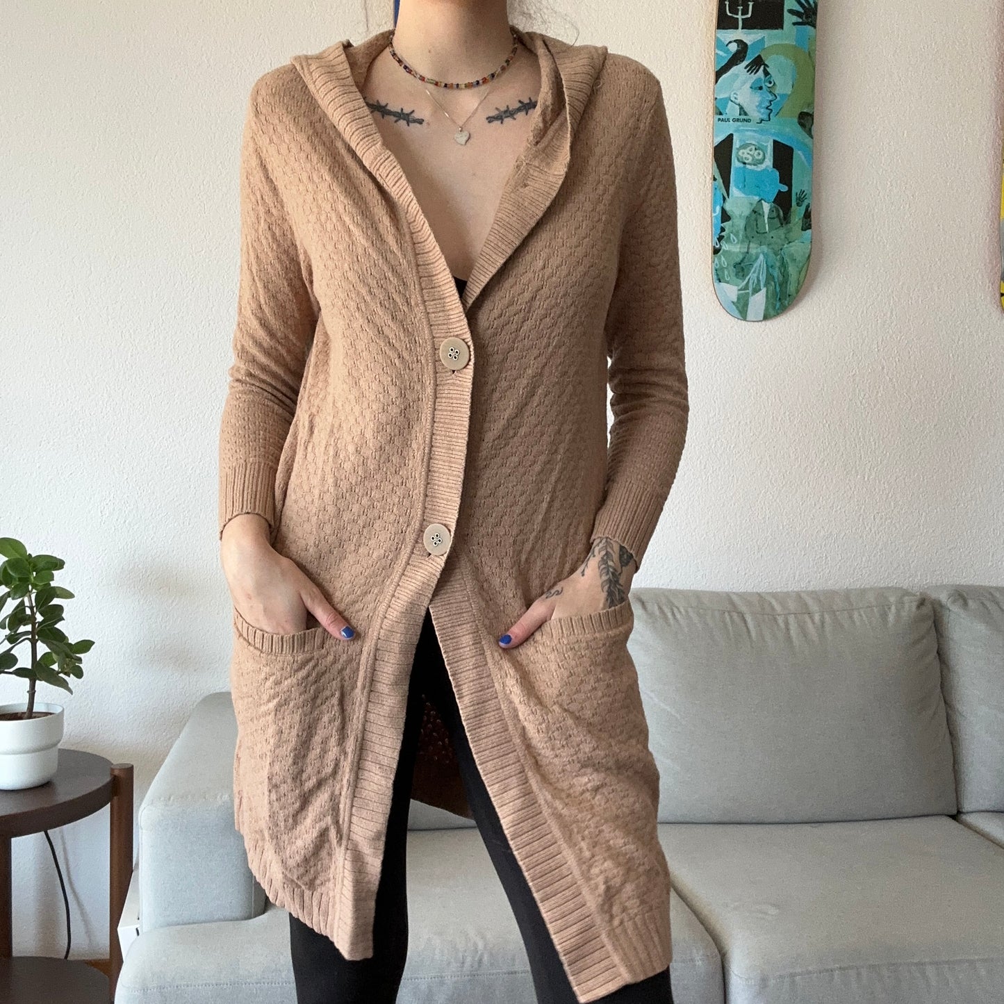Beige Cardigan
