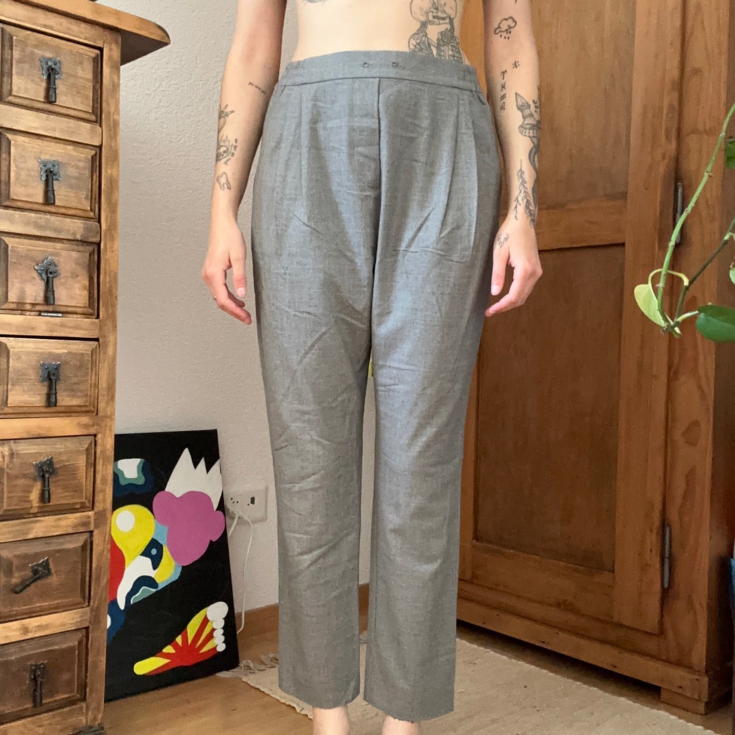 Gray Pants