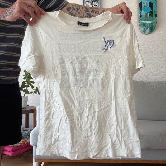 White Shirt with Backprint