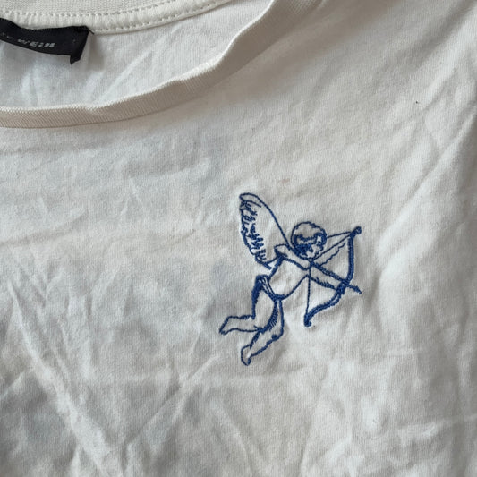 White Shirt with Backprint