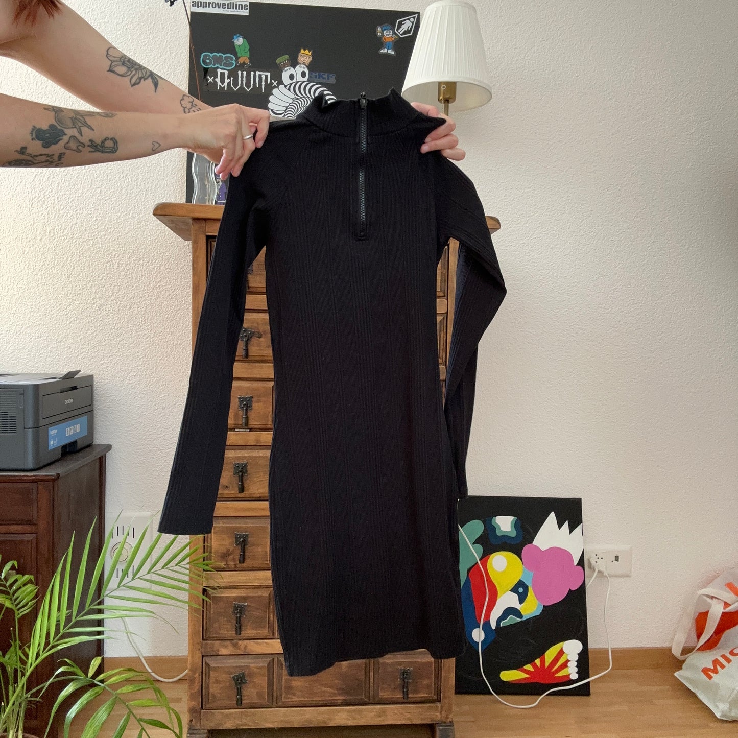 Black Longsleeve Dress | Bern