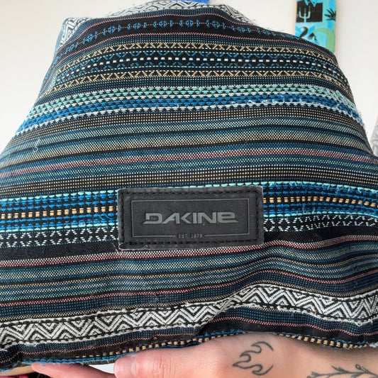 Blue, Gray and Black Striped Dakine backpack | Bern