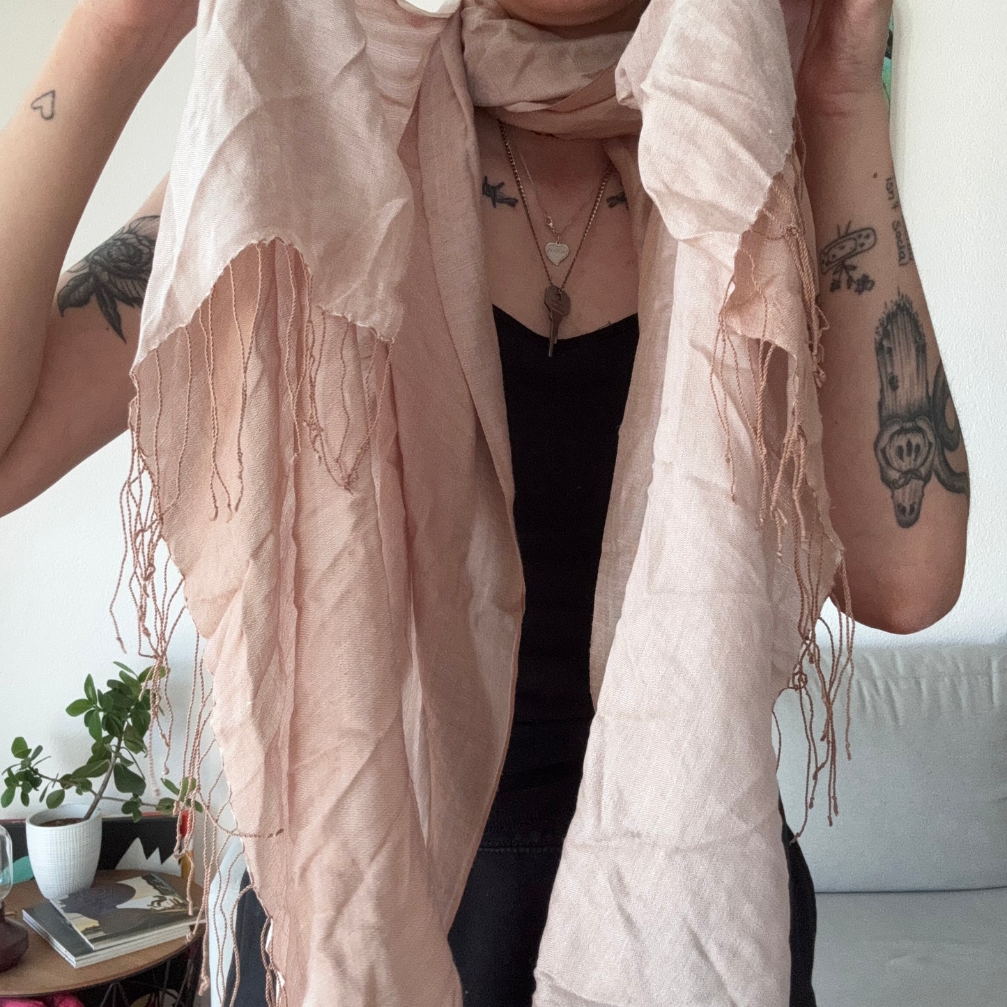 Pink Scarf