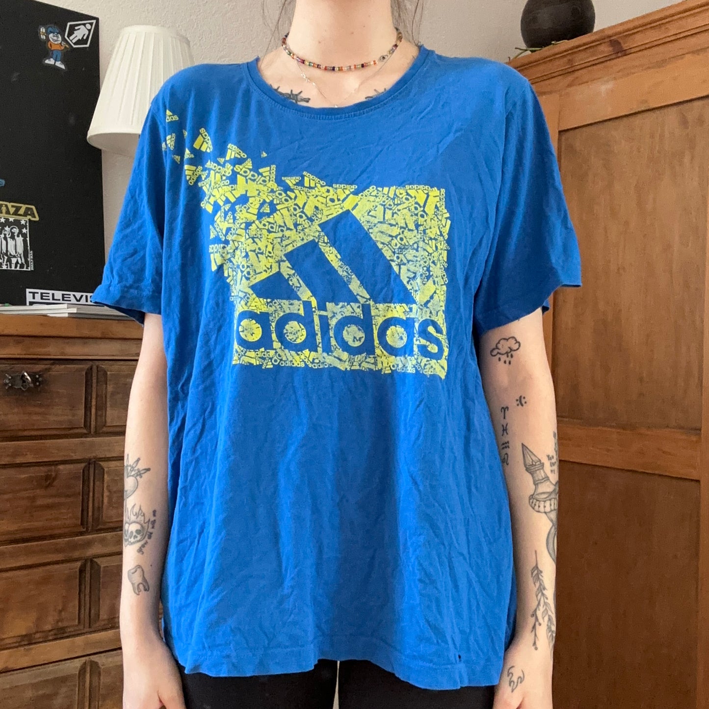 Blue Adidas Shirt