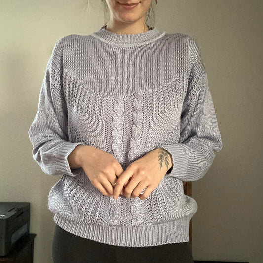 Pull en tricot vintage violet | Bern