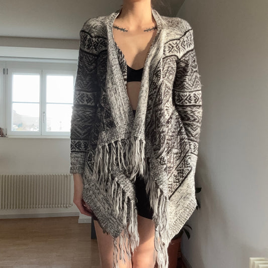 Gray Knit Cardigan | Bern