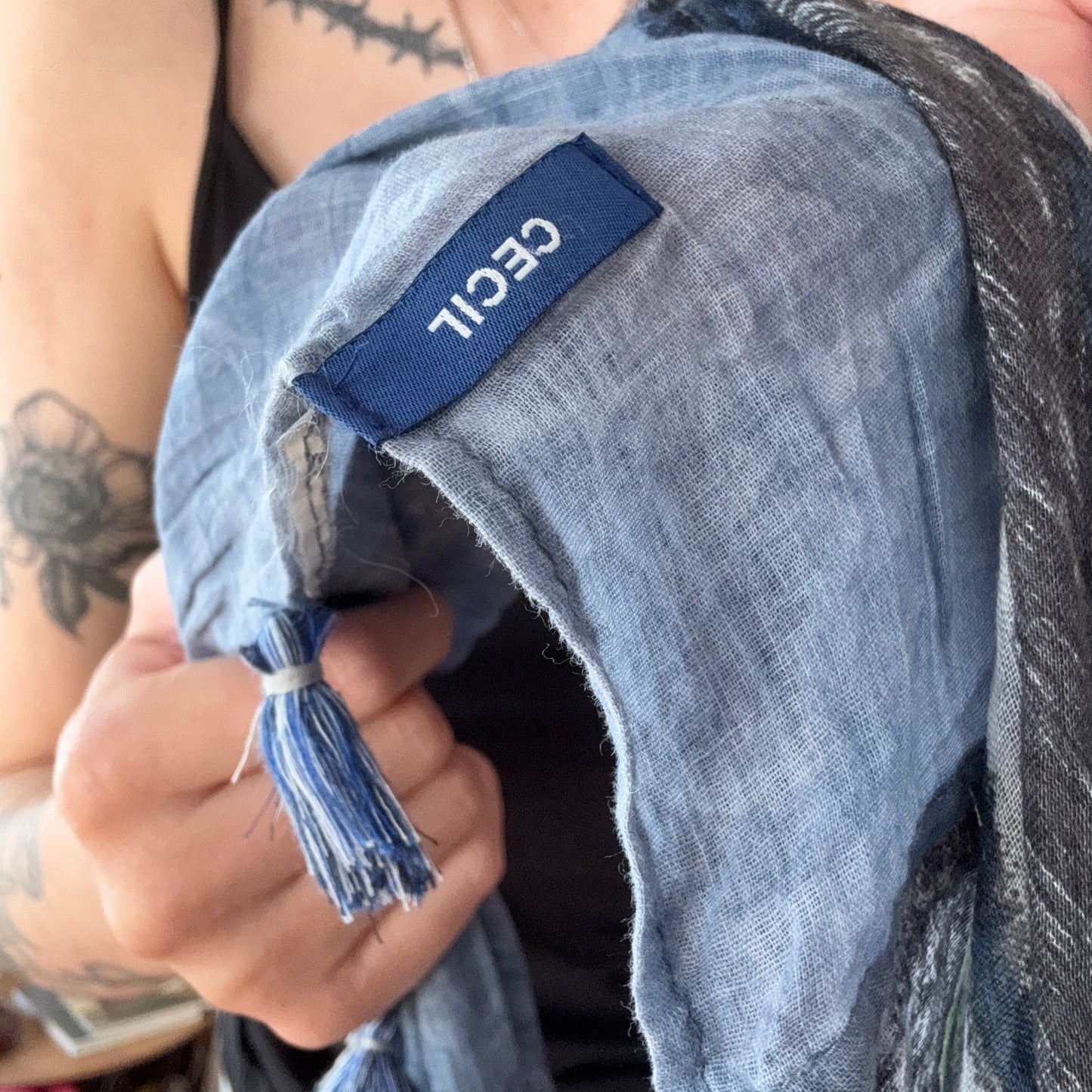 Blue Scarf