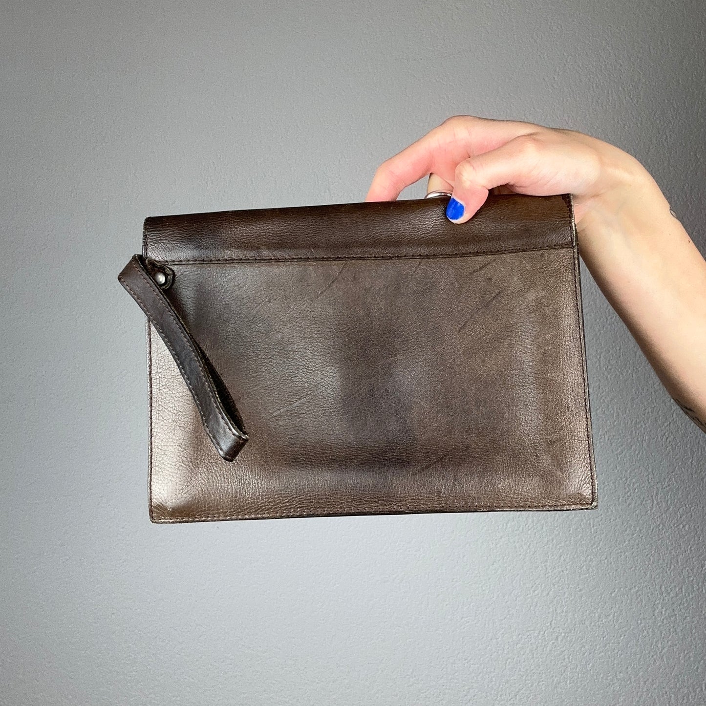 Braune Clutch / Tasche | Bern