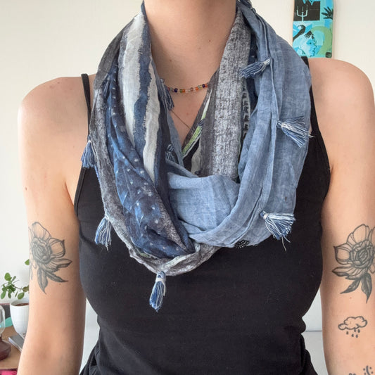Blue Scarf