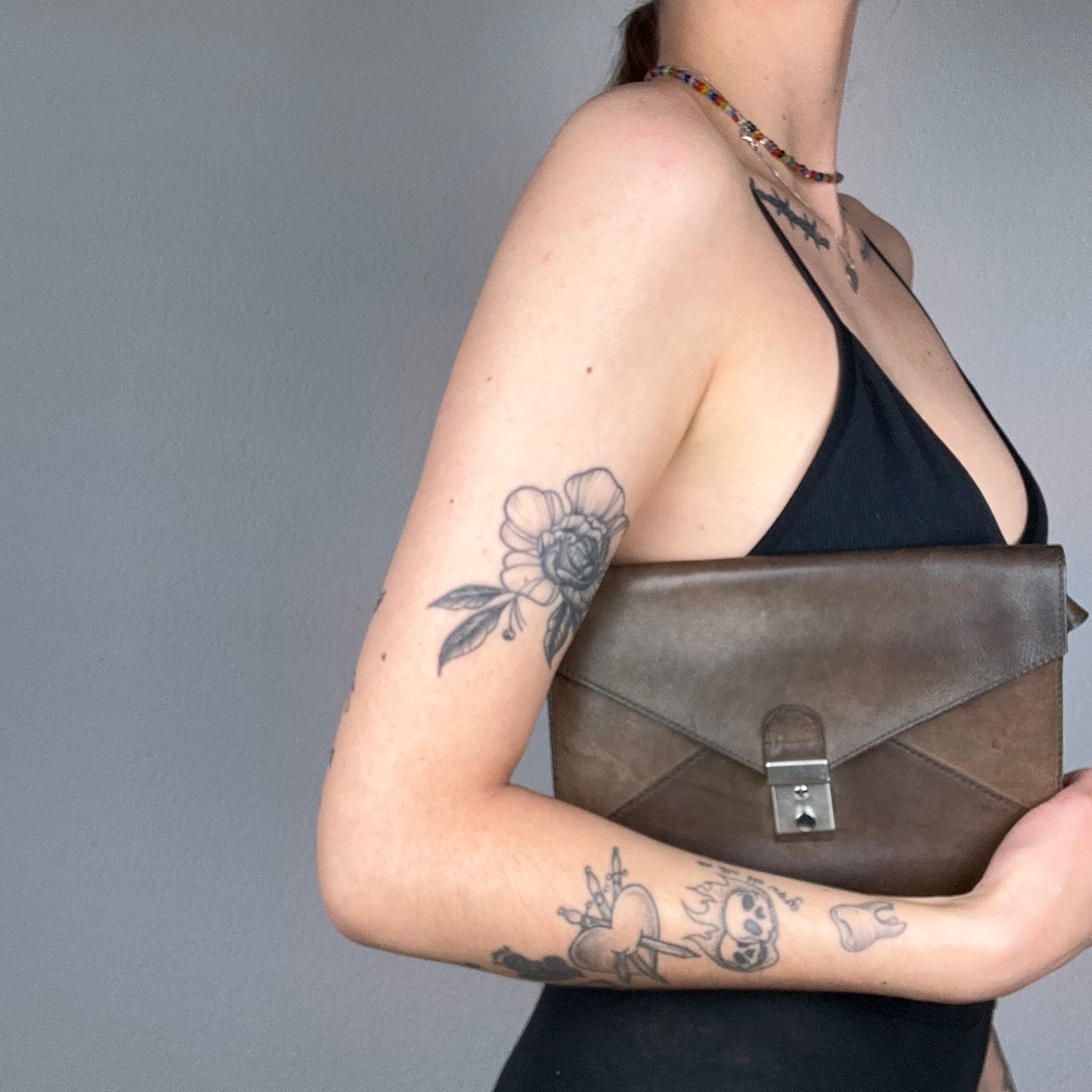 Braune Clutch / Tasche | Bern