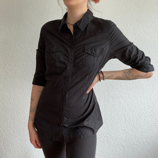 Schwarze Bluse