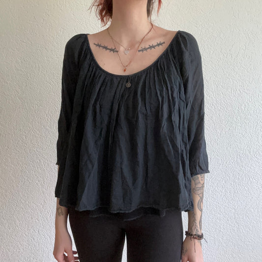 Schwarze Bluse