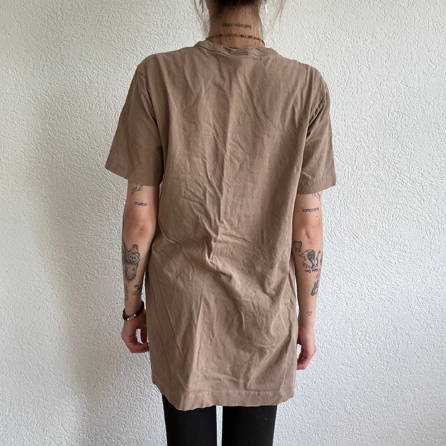 Beige Shirt Dress