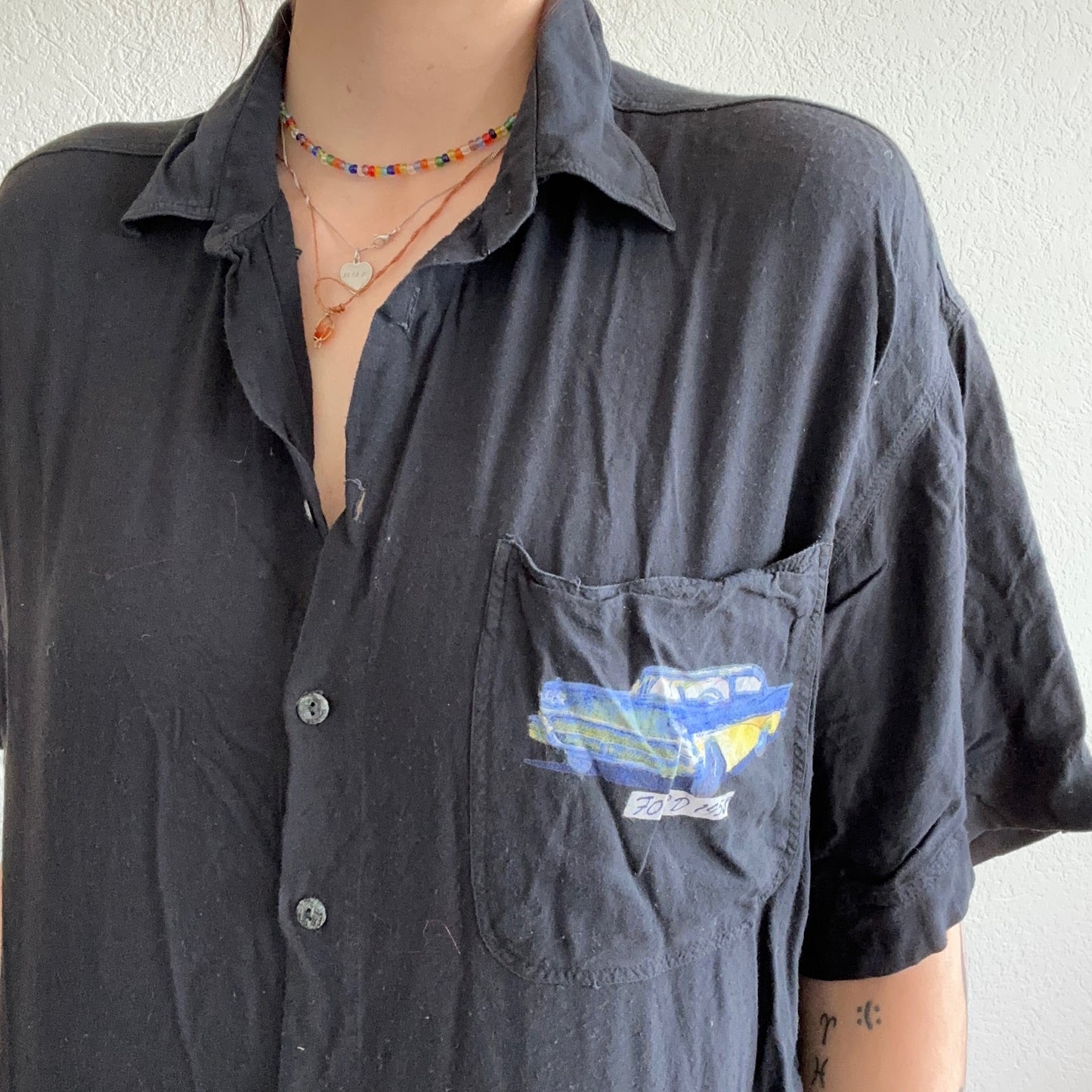 Vintage Blue Shirt Blouse | Bern