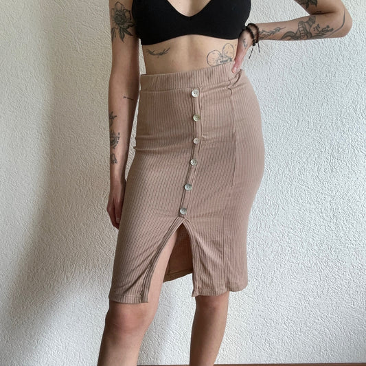 Jupe beige